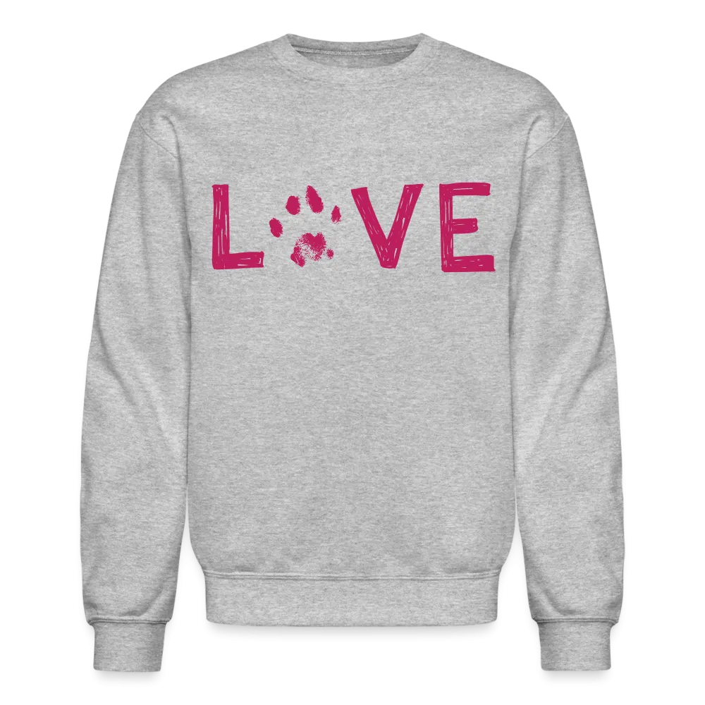Love Pawprint Crewneck Sweatshirt