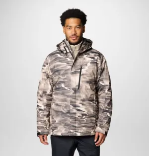Men's Whirlibird V Printed Interchange Jacket - Dark Stone Windblown Print