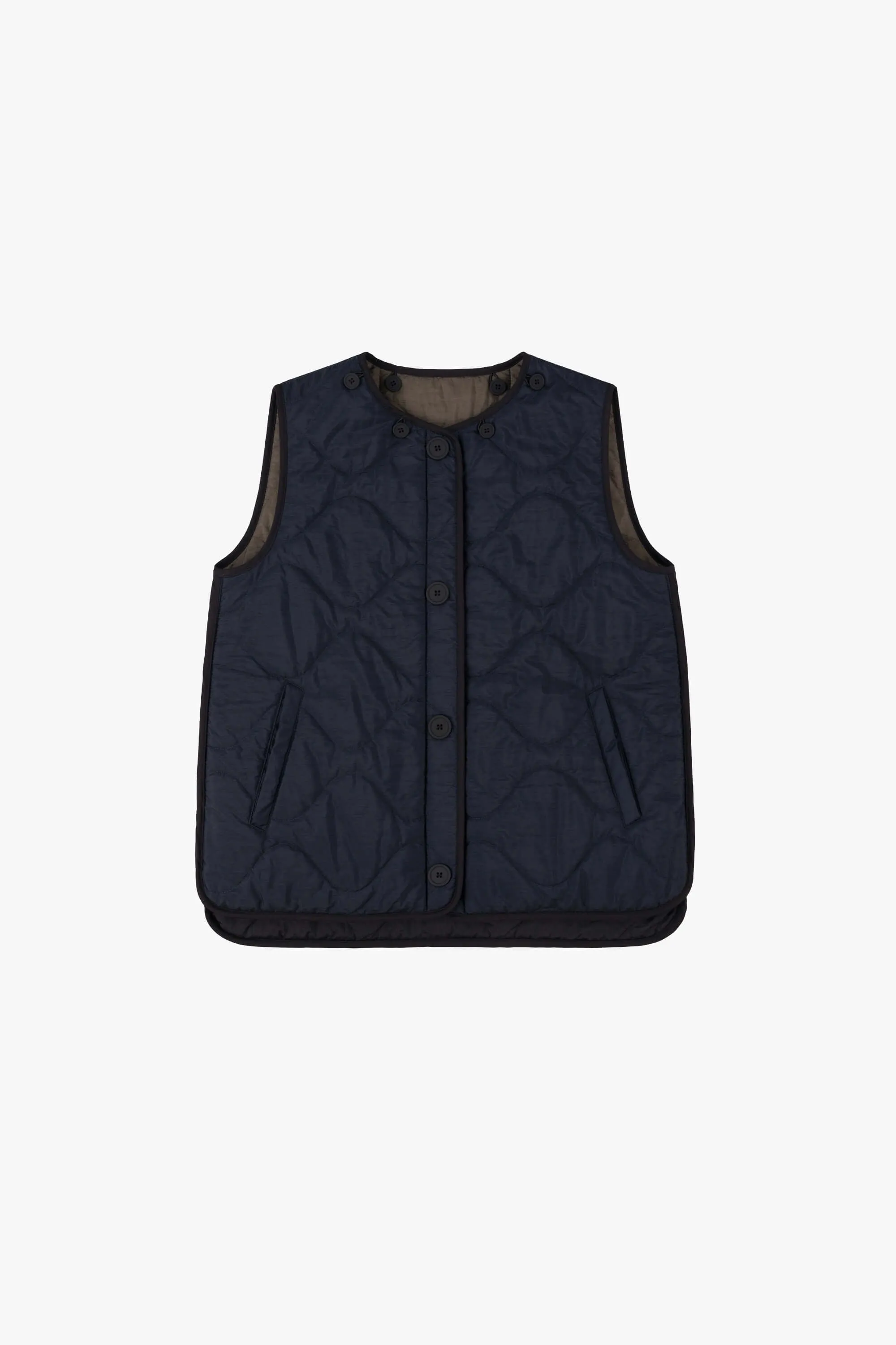Quilt Liner - Dark Olive / Navy