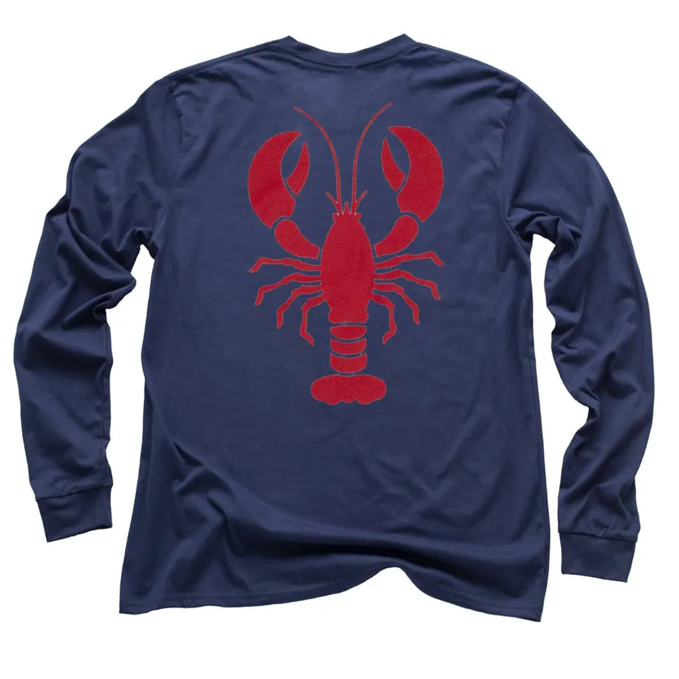 Red Lobster Long Sleeve Light Shirt (w/ Free Necklace)